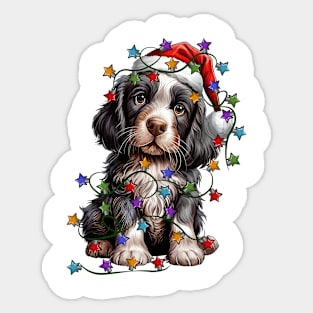 Christmas Puppy Sticker